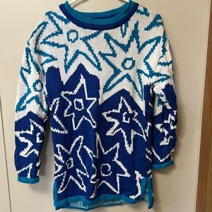 80s style sweater